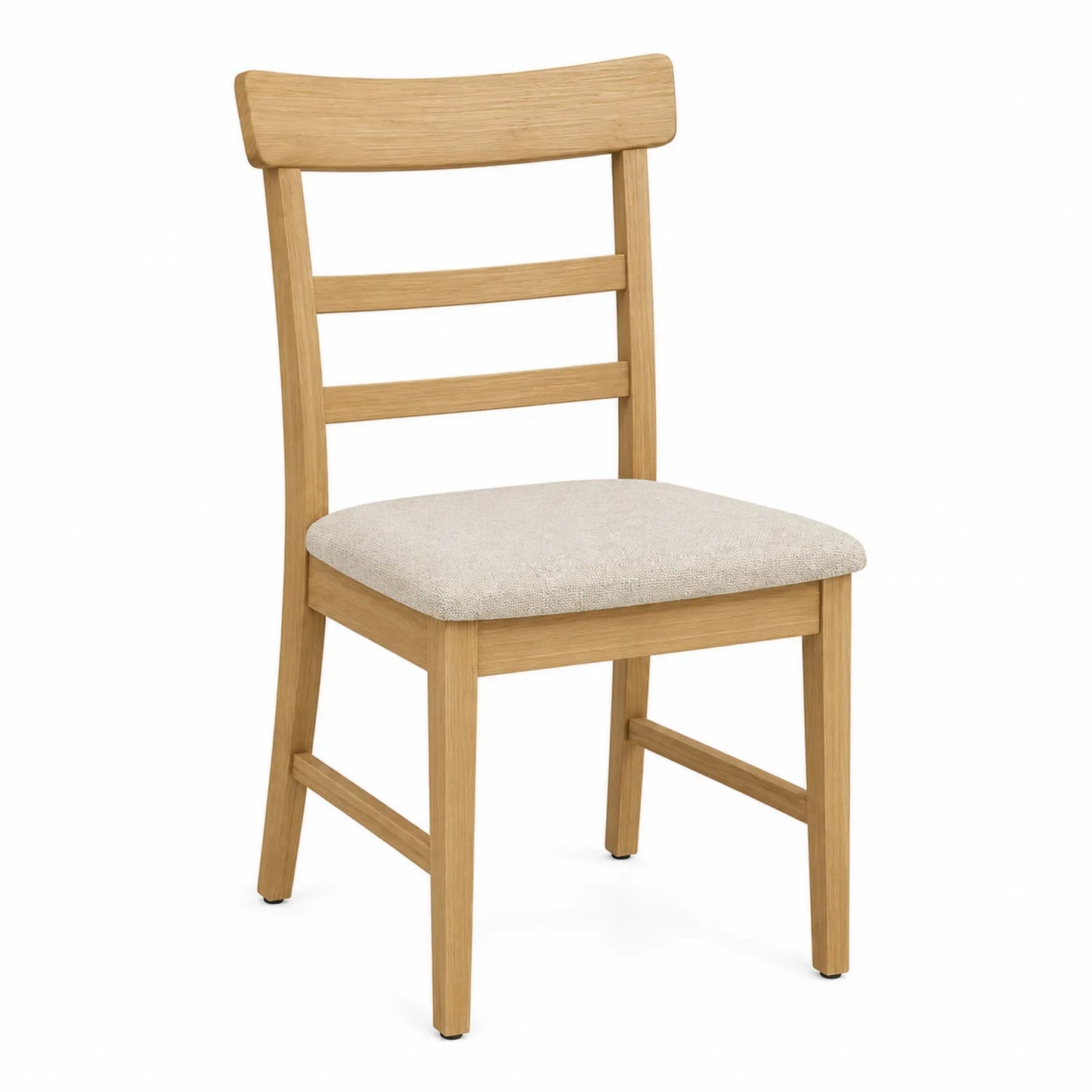 Esszimmerstuhl Eiche Beige Polyester